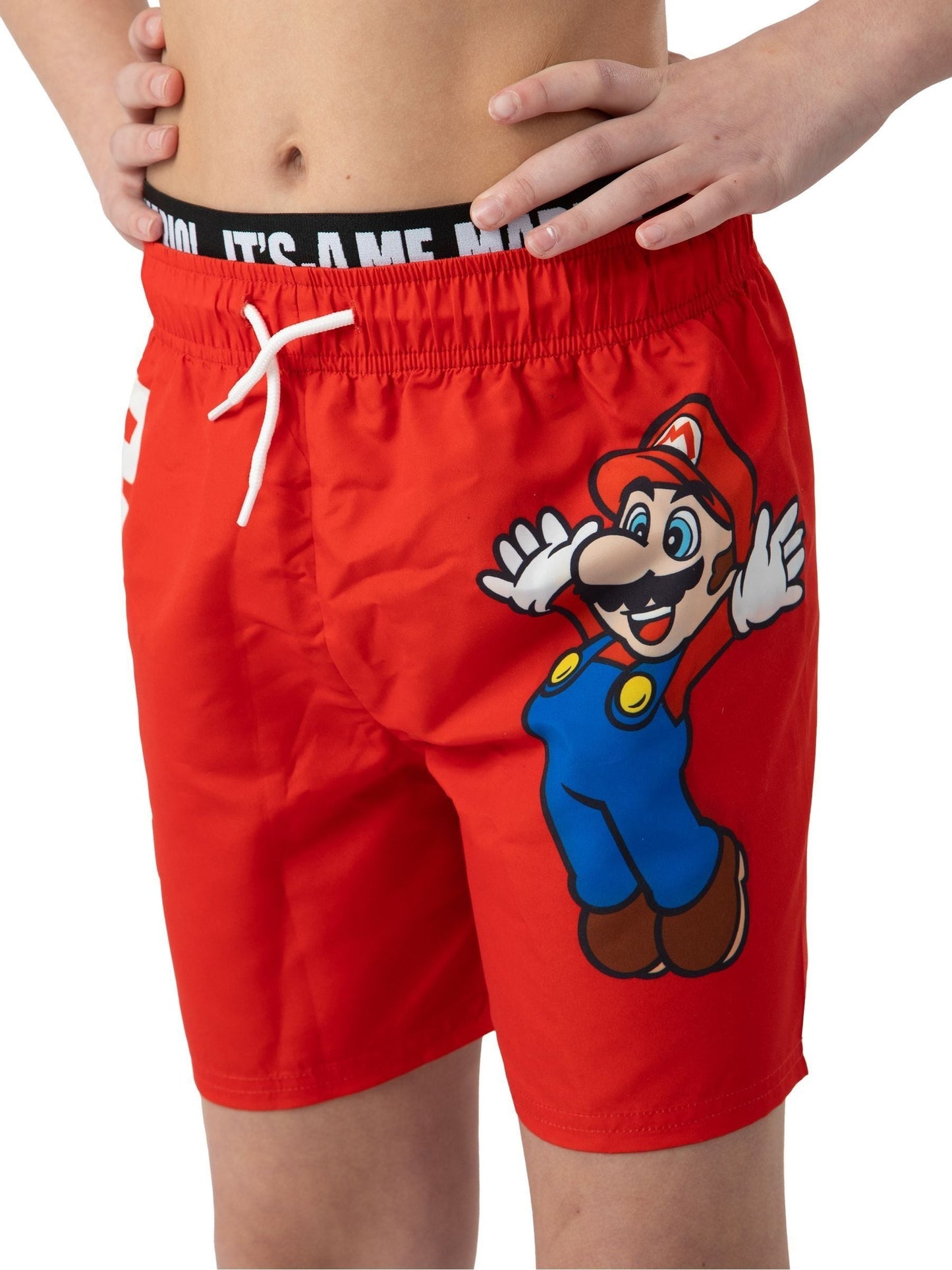 Character Red Super Mario Boys Swim Shorts image 9