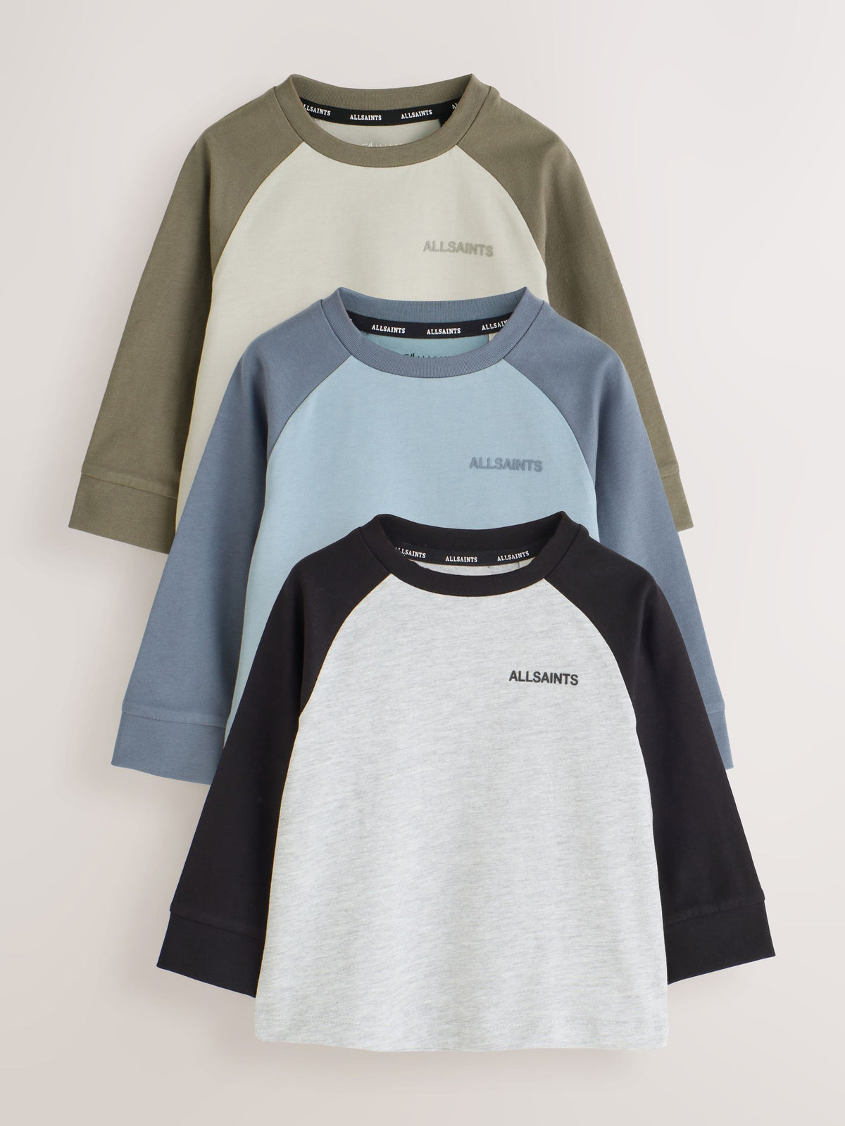 smALLSAINTS Multi Raglan Long Sleeve Tops 3 Pack - image 1