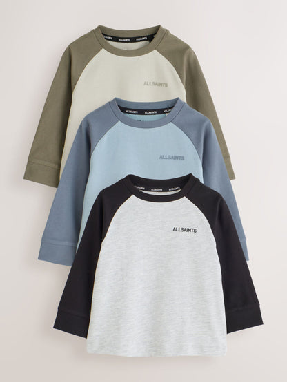smALLSAINTS Multi Raglan Long Sleeve Tops 3 Pack - image 1