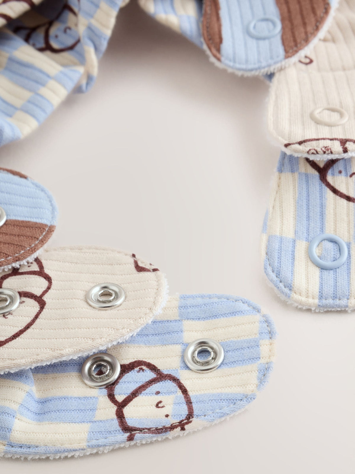 Blue Brunch Dribble Bibs 5 Pack - image 8