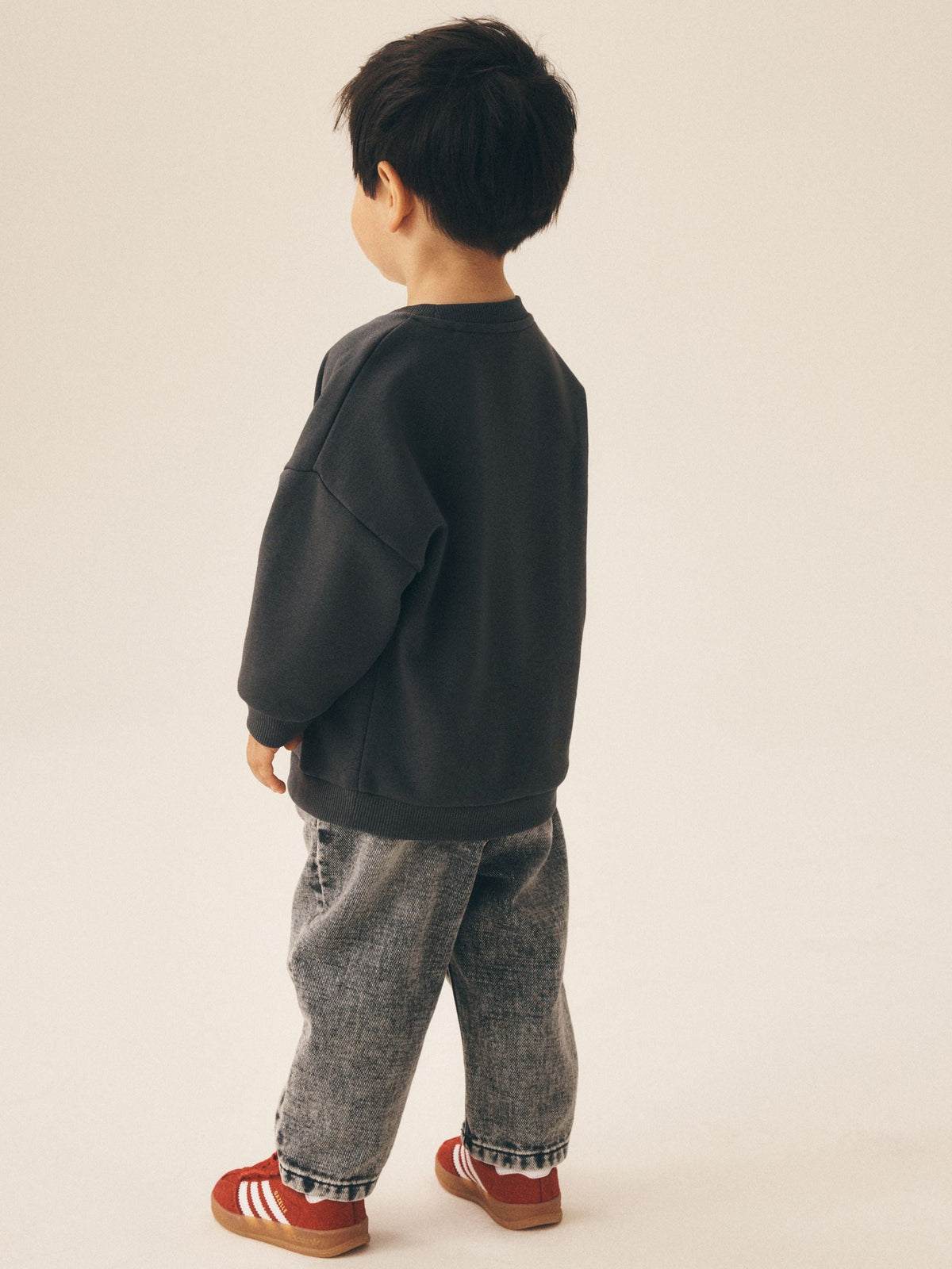 Charcoal Grey Grinch Christmas Crew Neck Sweat Top (3mths-8yrs) - image 3