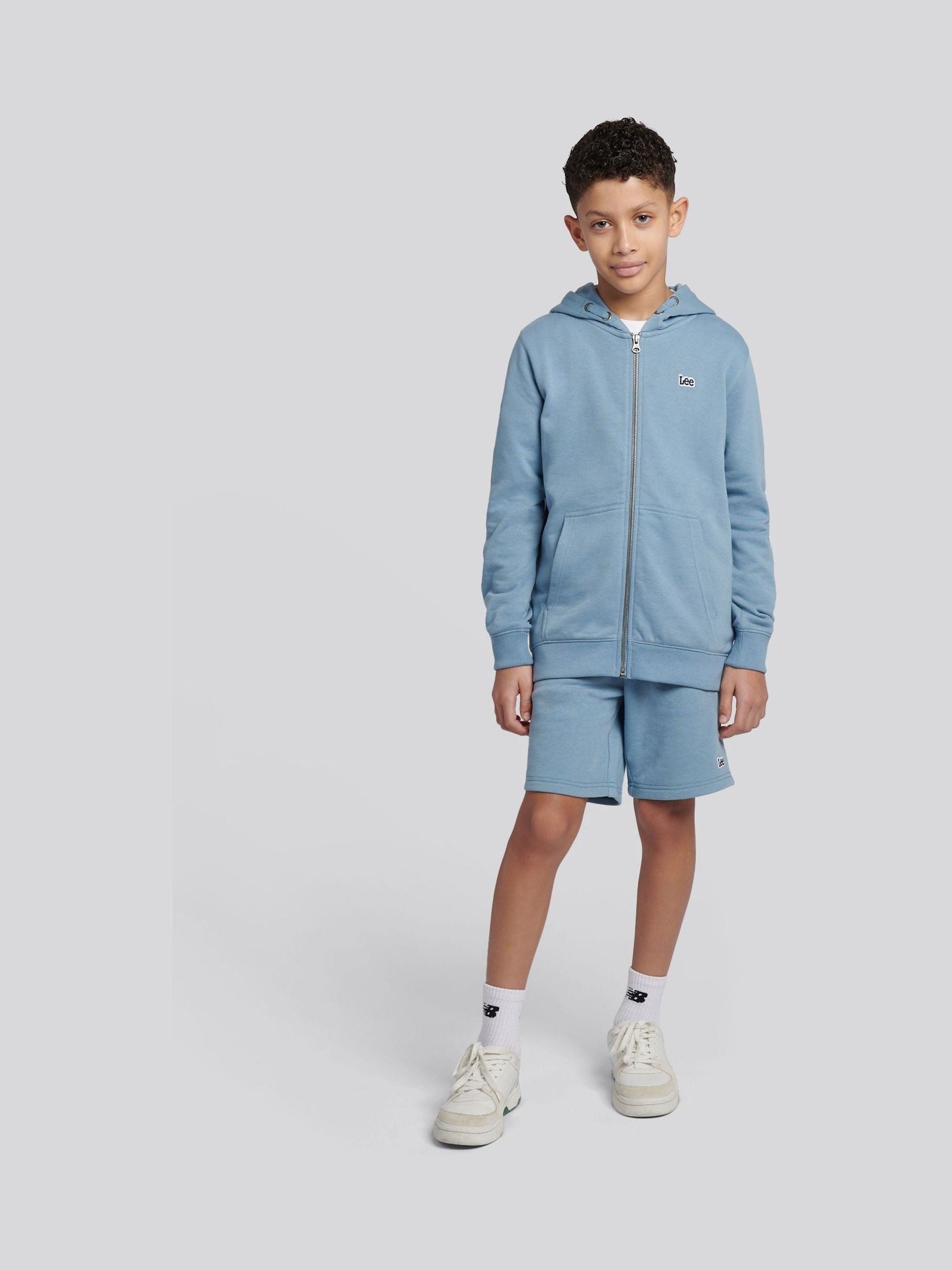 Dsiney Kidz - Lee Blue Boys Badge Zip Through Hoodie image 3