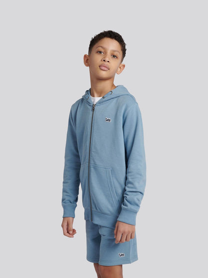 Dsiney Kidz - Lee Blue Boys Badge Zip Through Hoodie image 4