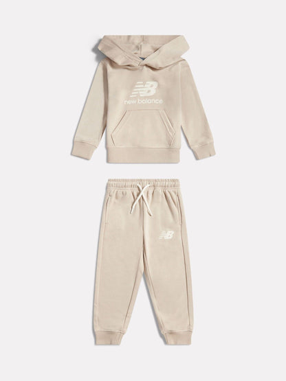 New Balance Natural FT Stacked Logo Hoodie & Joggers Set image 1