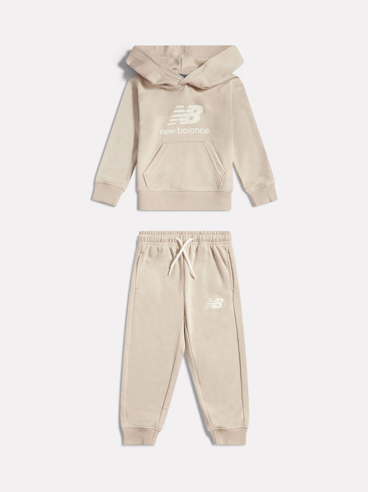 New Balance Natural FT Stacked Logo Hoodie & Joggers Set image 1