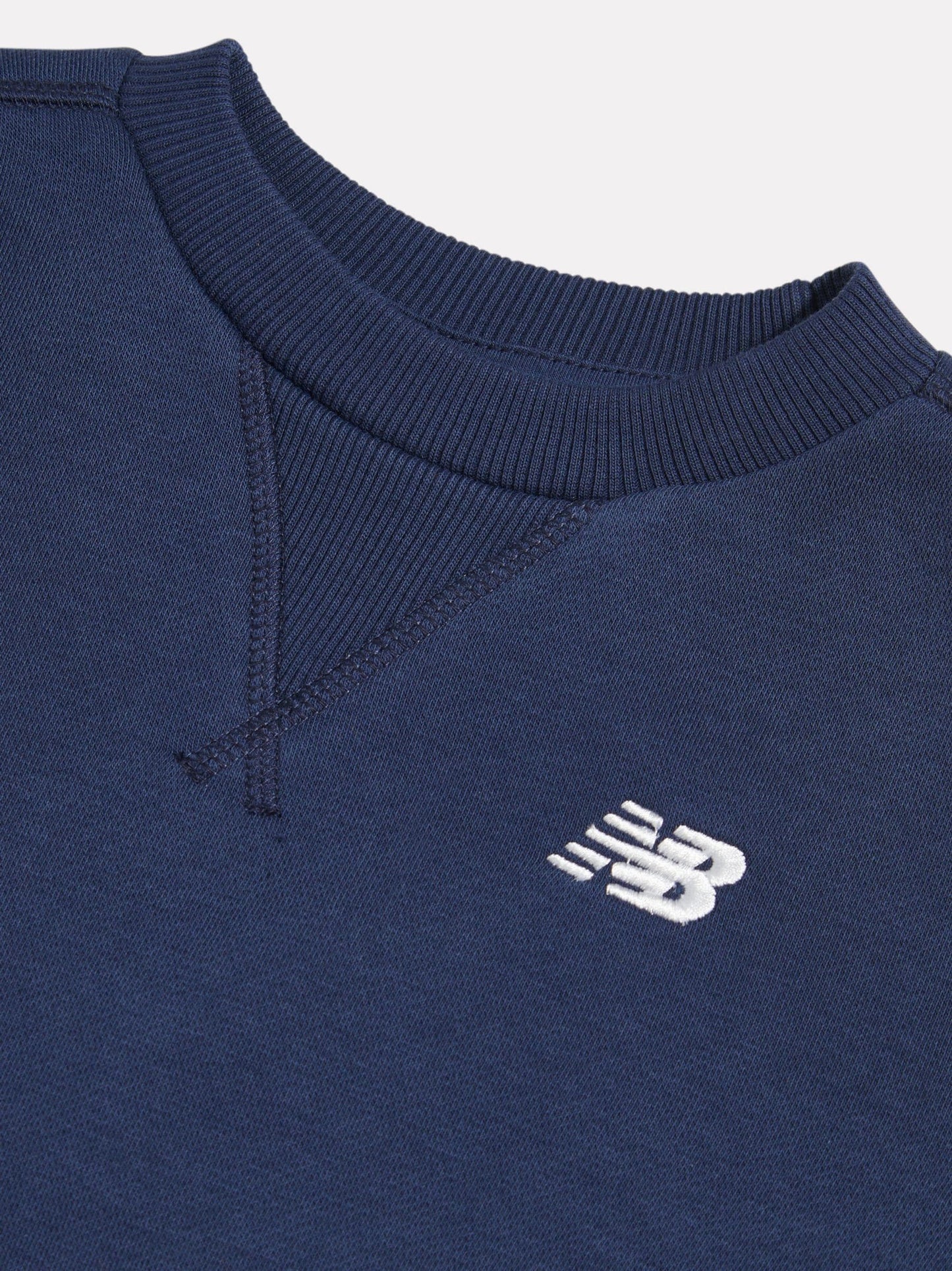 Dsiney Kidz - New Balance Navy Blue BB Small Logo Crew Neck Sweat Top image 3