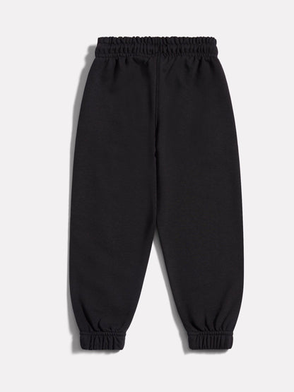 New Balance Black French Terry Small Logo Joggers image 2