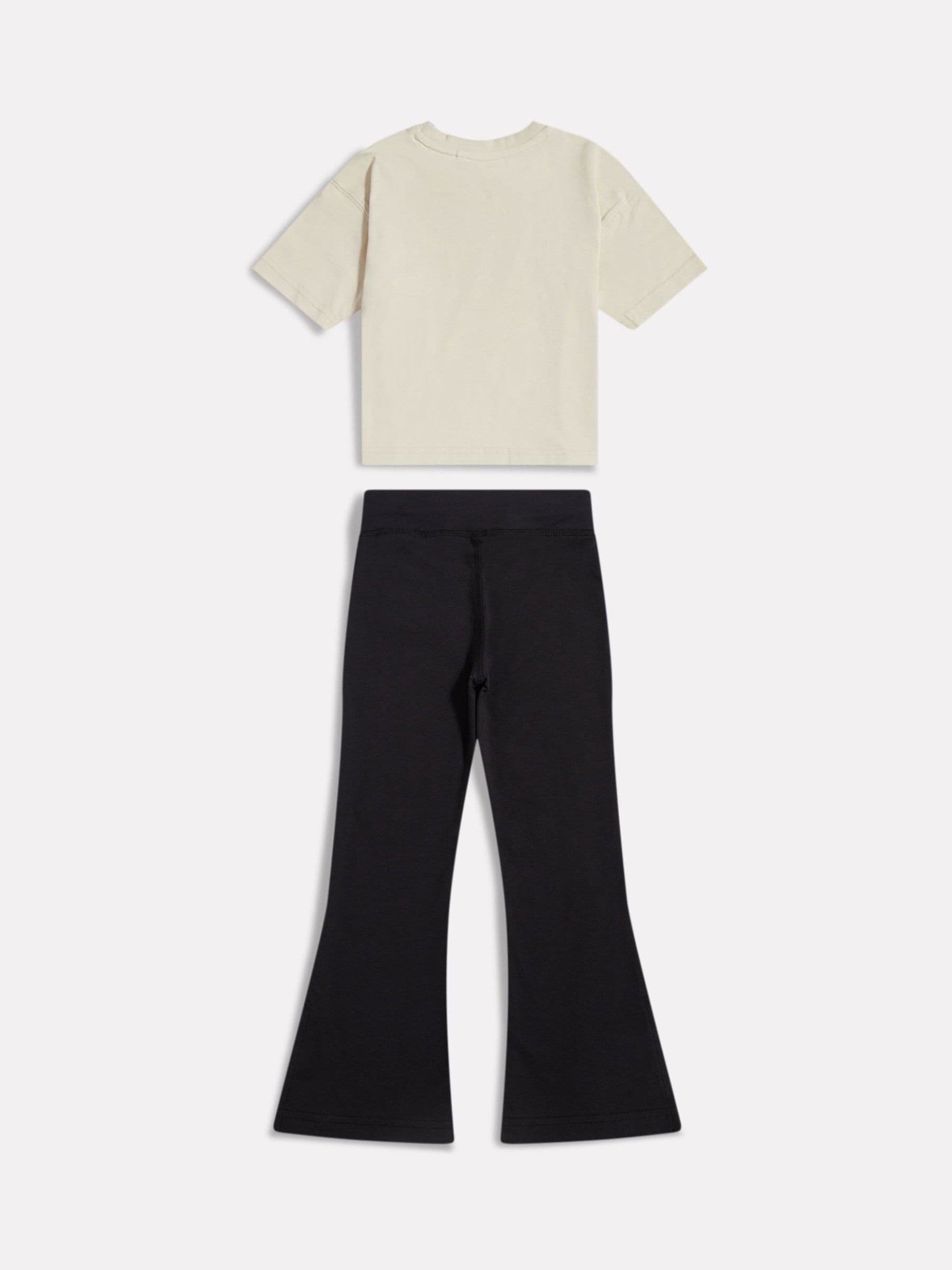 New Balance Natural Flower Graphic Tee and Flare Legging Set image 2