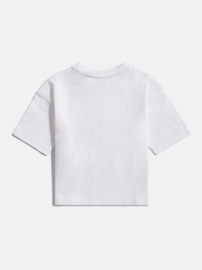 New Balance White Jersey Small Logo T-Shirt image 2