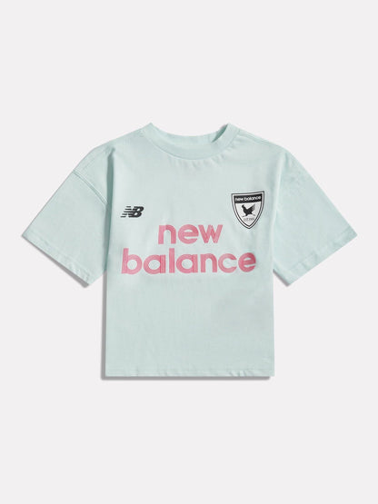 New Balance Green Football Badge Graphic Tee image 1