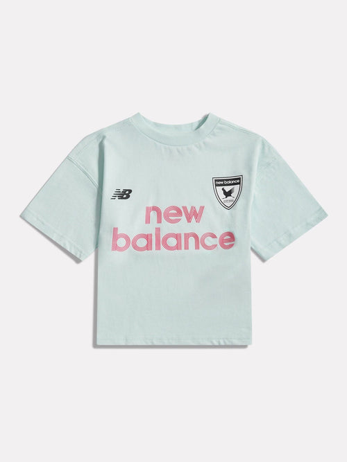 Dsiney Kidz - New Balance Green Football Badge Graphic Tee image 1