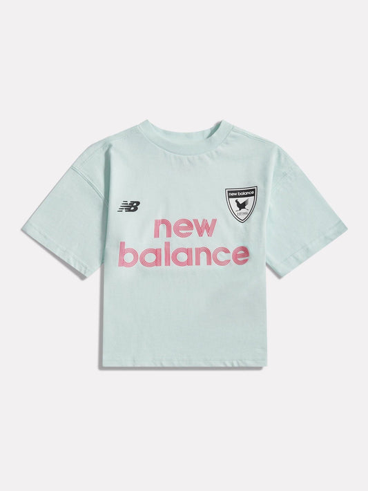 New Balance Green Football Badge Graphic Tee image 1