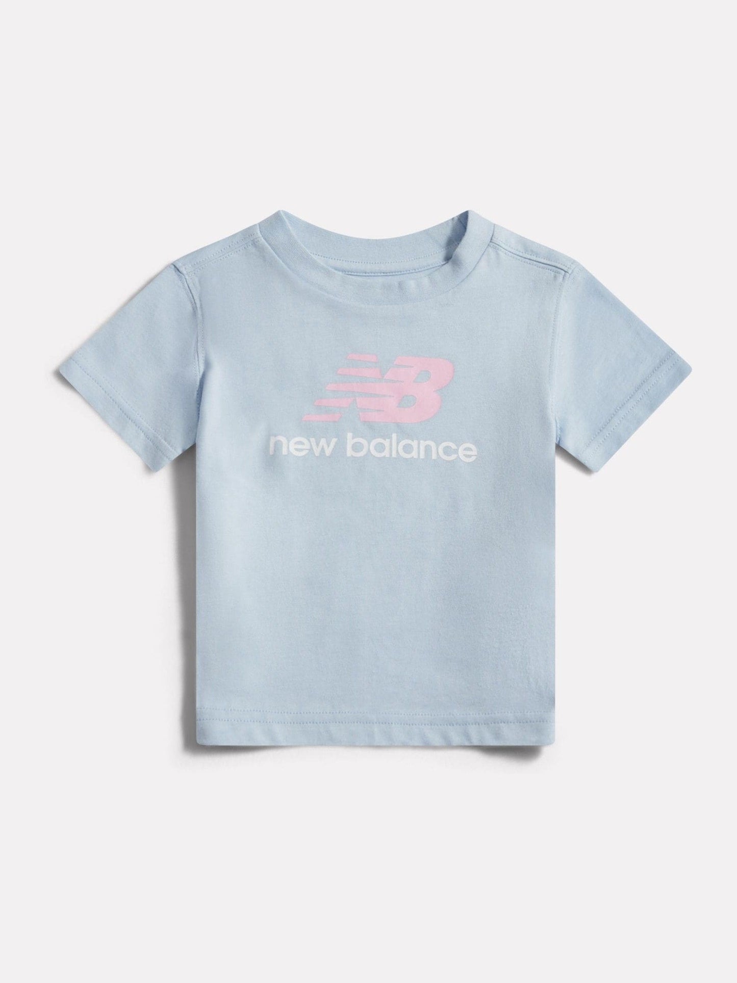New Balance Blue Stacked Logo T-Shirt image 1