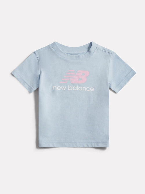 Dsiney Kidz - New Balance Blue Stacked Logo T-Shirt image 1
