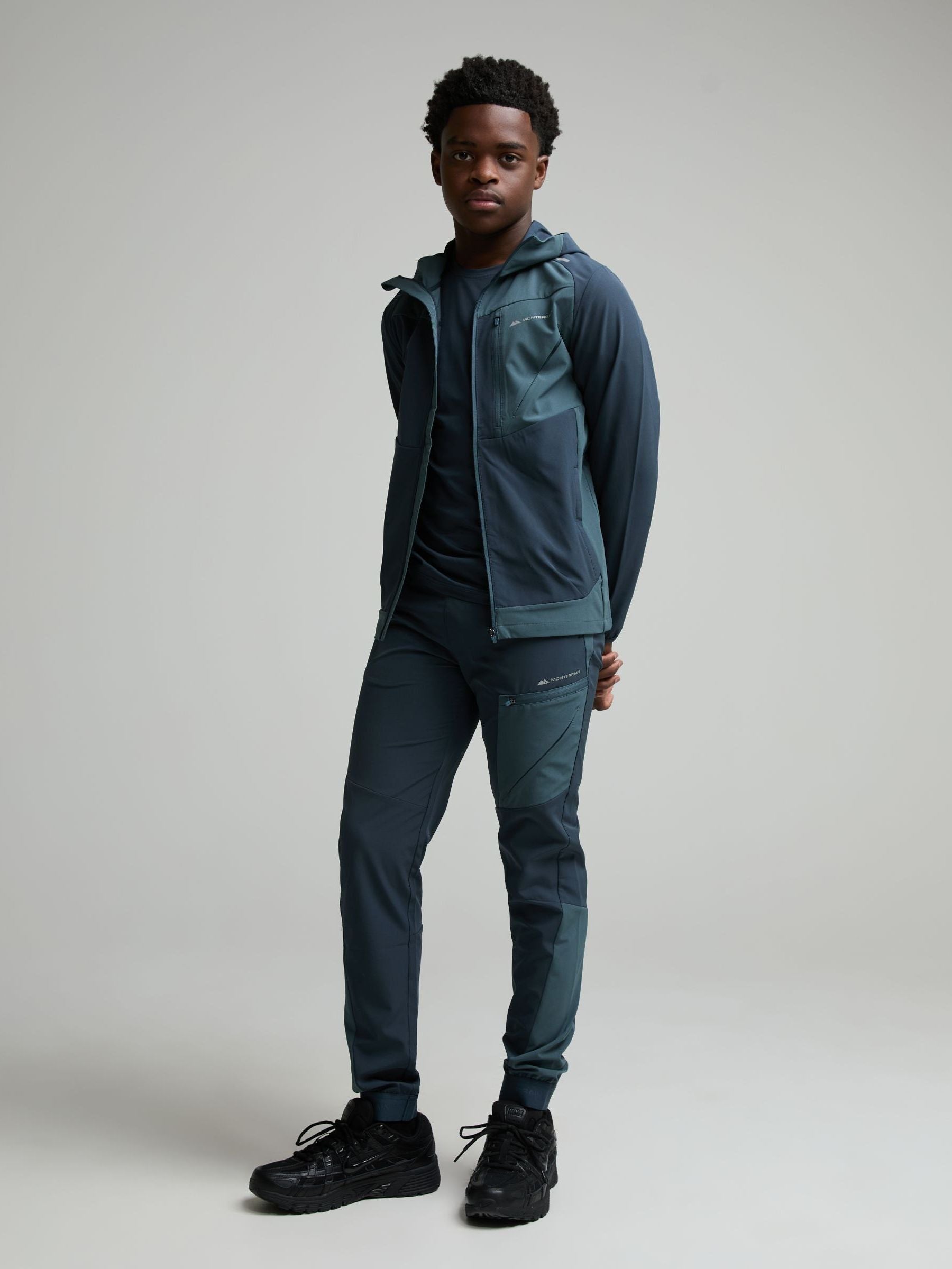 Dsiney Kidz - Monterrain Blue Junior Deflect 2.0 Woven Hoodie image 2