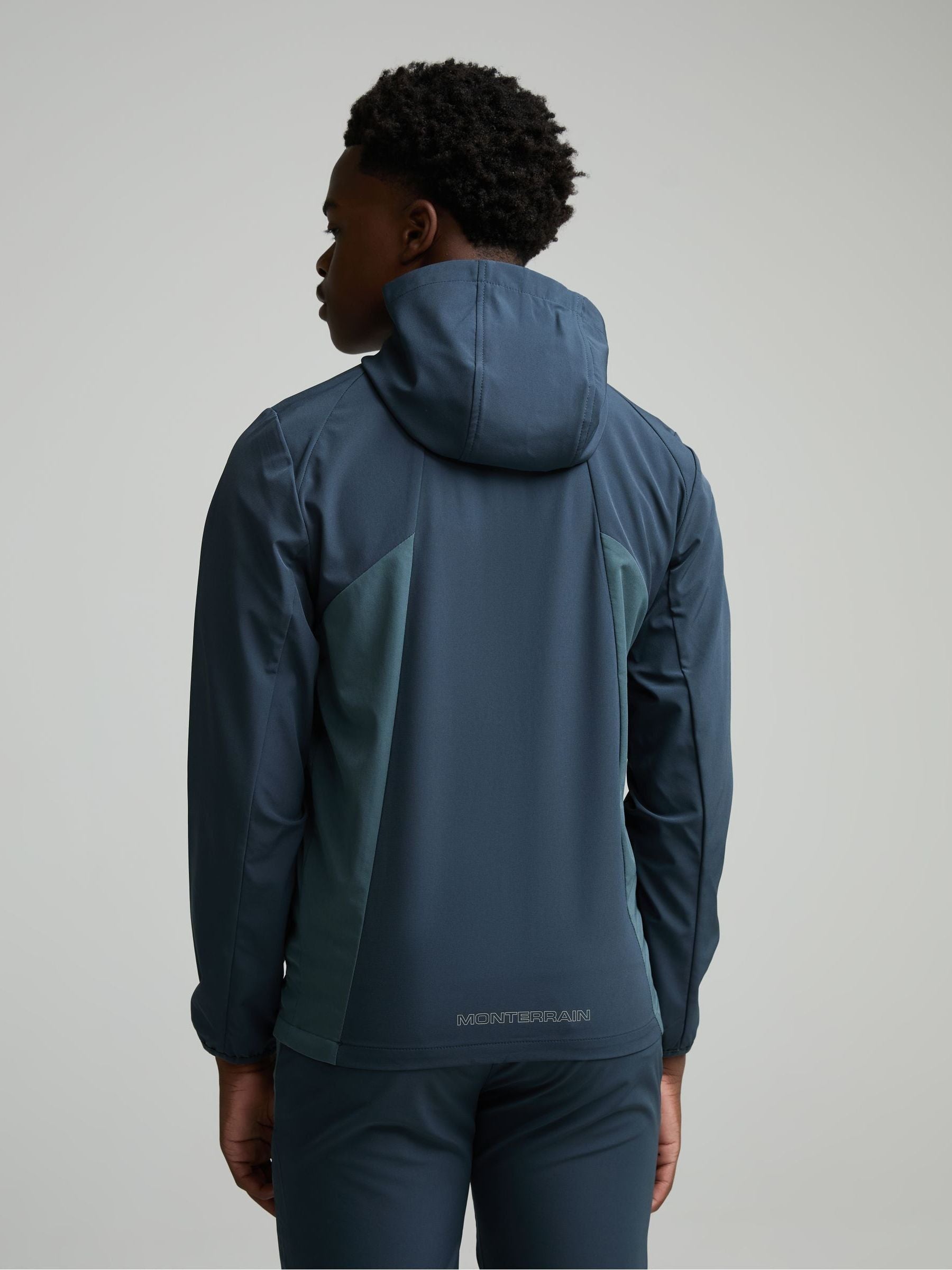 Dsiney Kidz - Monterrain Blue Junior Deflect 2.0 Woven Hoodie image 3