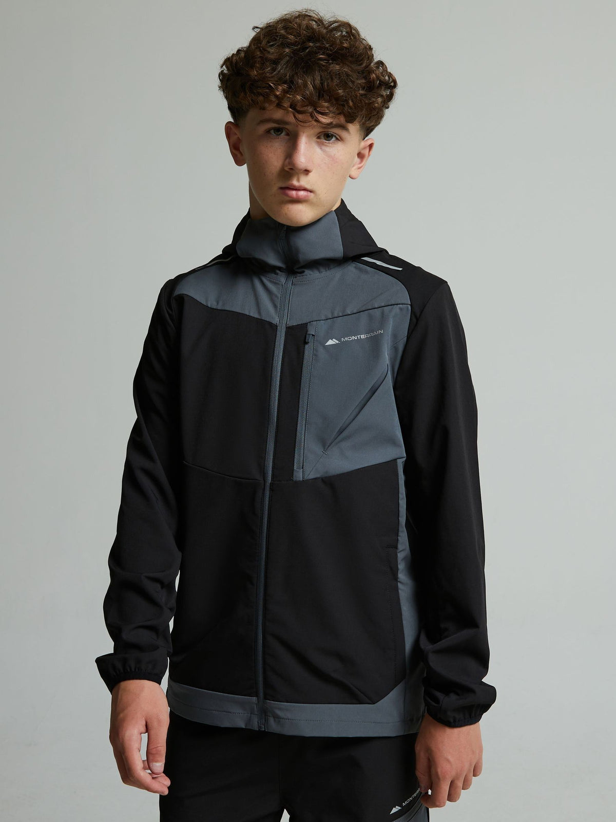 Dsiney Kidz - Monterrain Black Junior Deflect 2.0 Woven Hoodie image 4