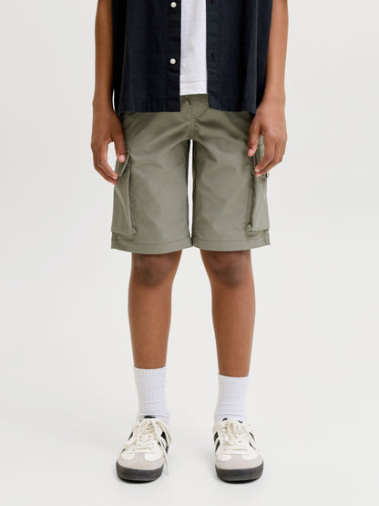 Dsiney Kidz - JACK & JONES JUNIOR Green Tech Cargo Jogger Shorts image 1