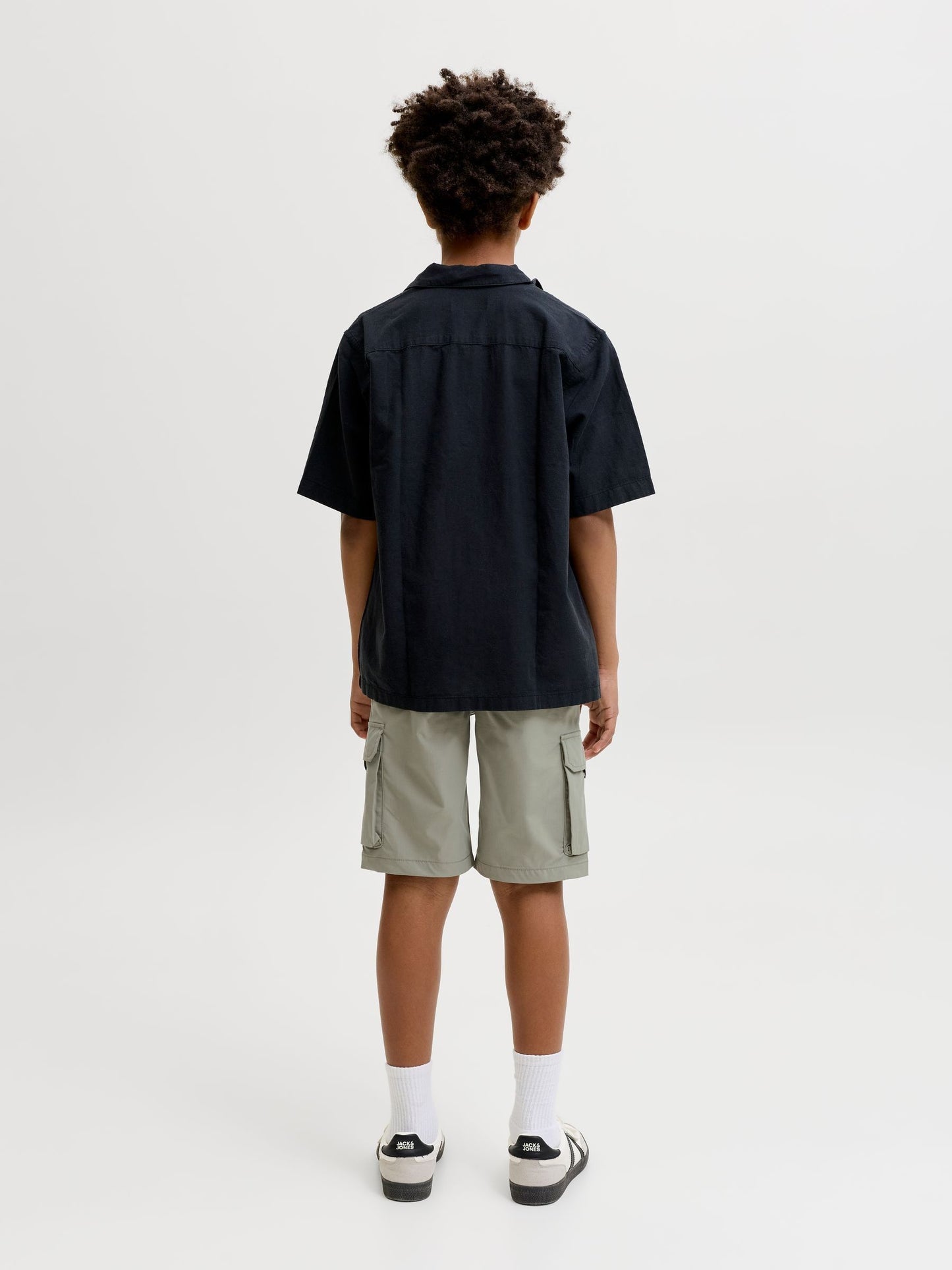 Dsiney Kidz - JACK & JONES JUNIOR Green Tech Cargo Jogger Shorts image 2
