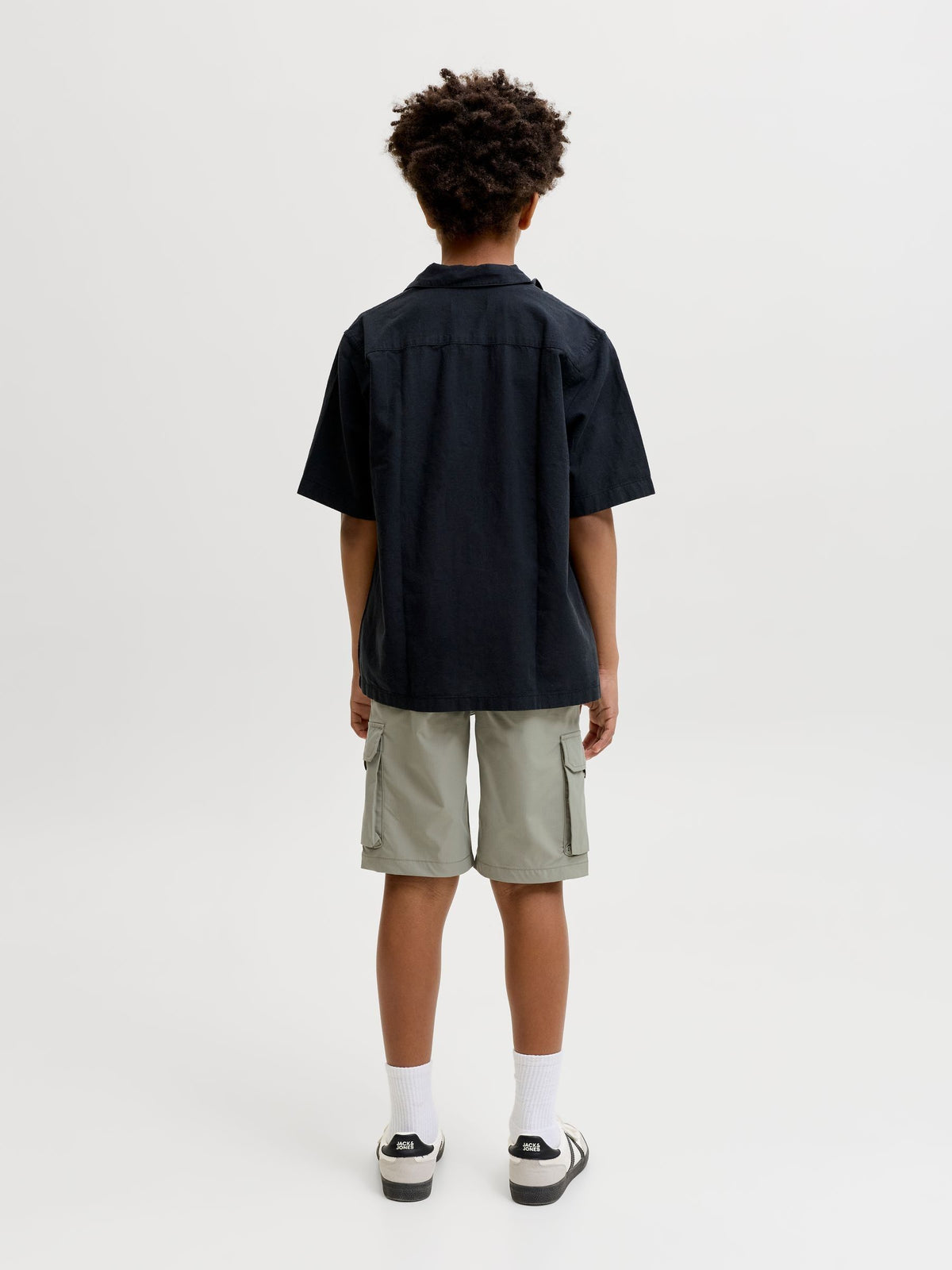 Dsiney Kidz - JACK & JONES JUNIOR Green Tech Cargo Jogger Shorts image 2