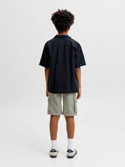 Dsiney Kidz - JACK & JONES JUNIOR Green Tech Cargo Jogger Shorts image 2