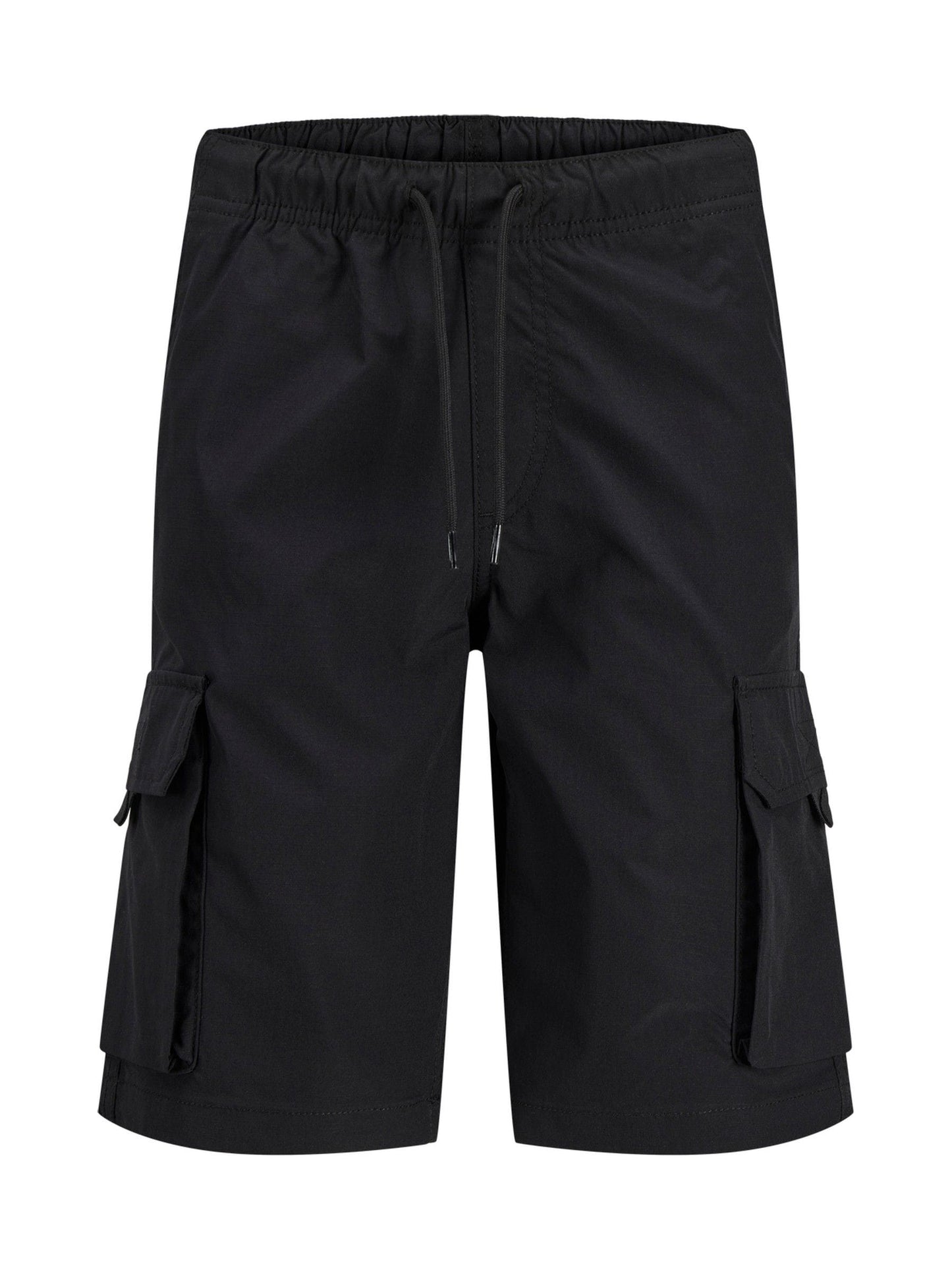 Dsiney Kidz - JACK & JONES JUNIOR Black Tech Cargo Jogger Shorts image 5