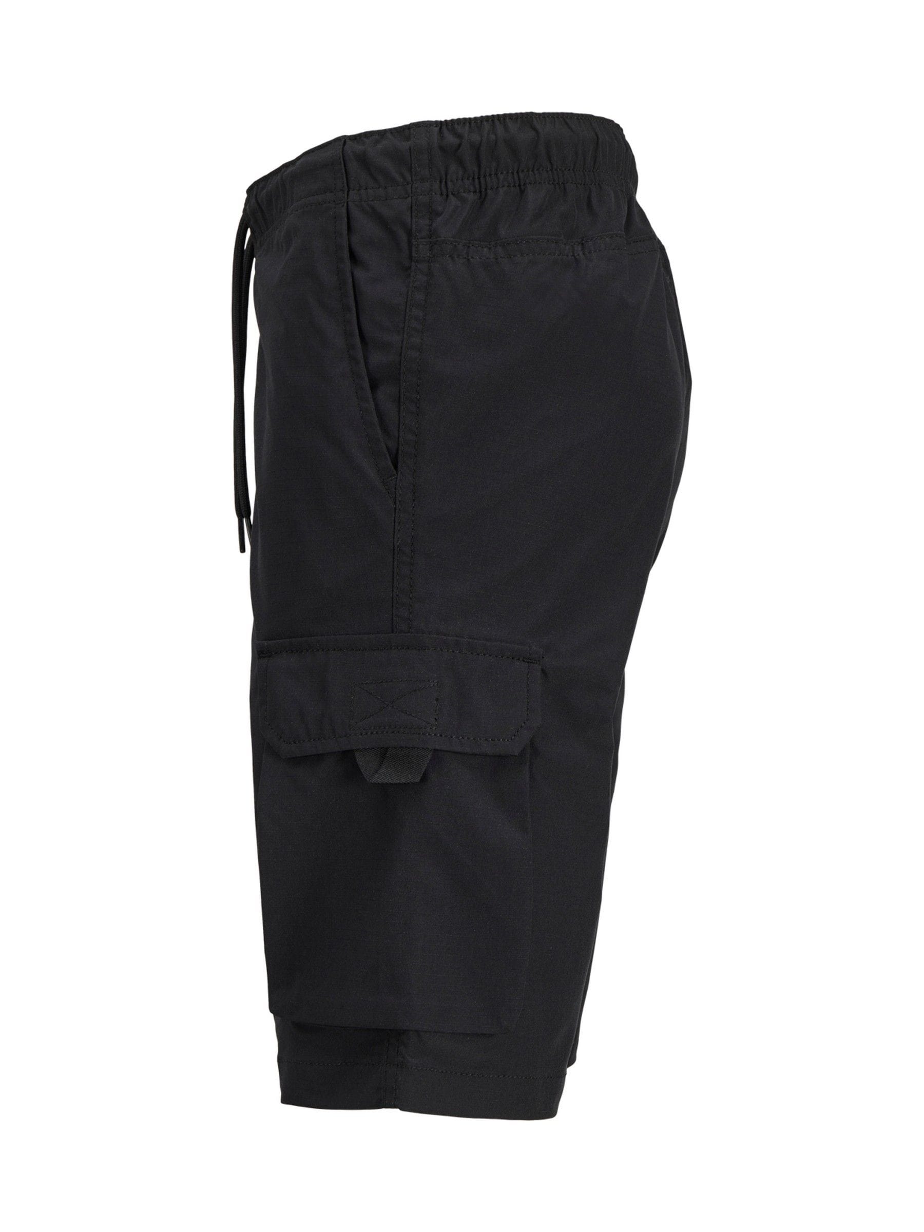 Dsiney Kidz - JACK & JONES JUNIOR Black Tech Cargo Jogger Shorts image 7