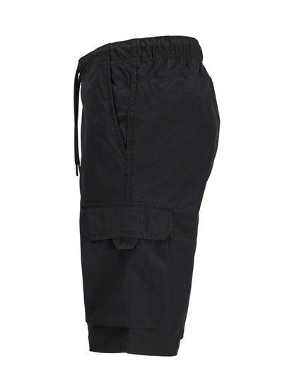 Dsiney Kidz - JACK & JONES JUNIOR Black Tech Cargo Jogger Shorts image 7