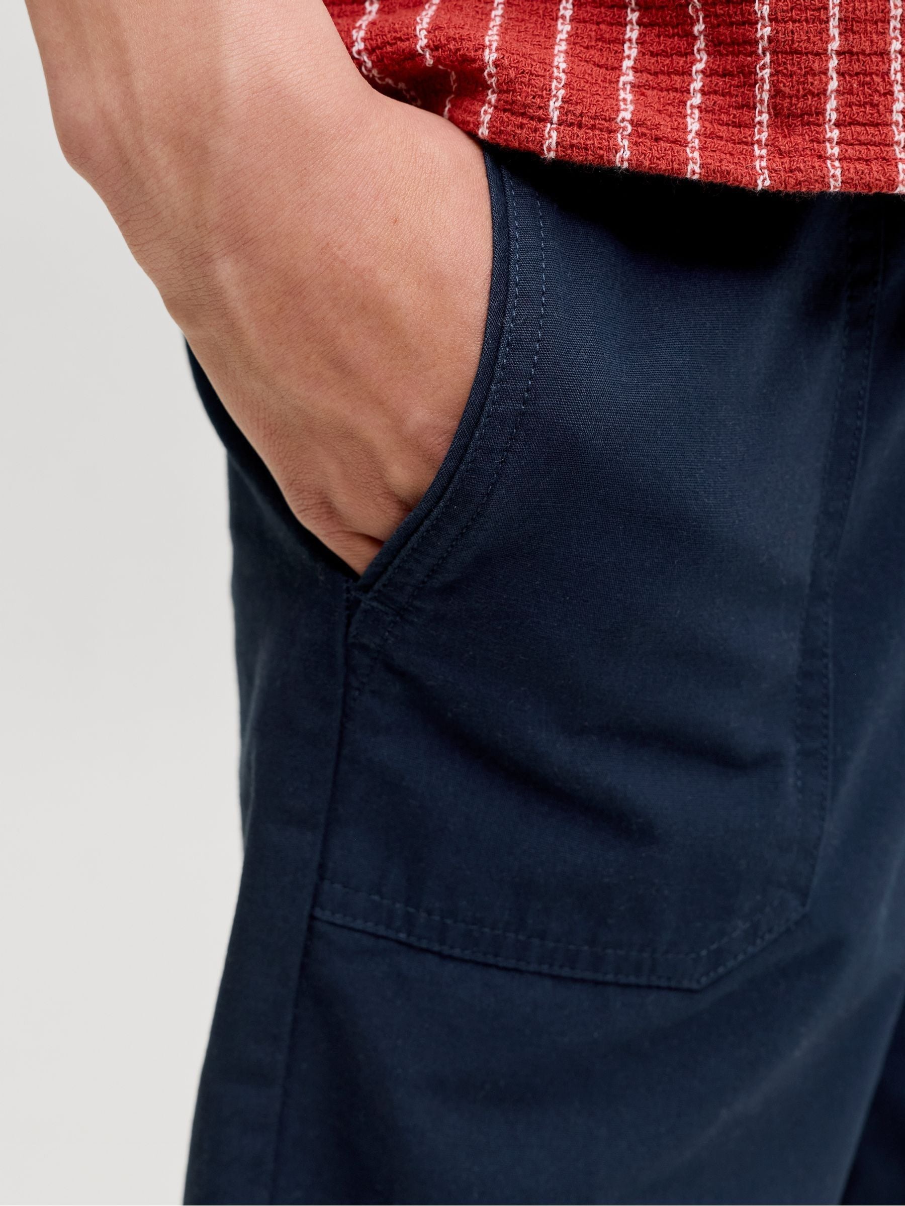 Dsiney Kidz - JACK & JONES JUNIOR Blue Cotton Jogger Shorts image 2