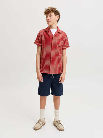 Dsiney Kidz - JACK & JONES JUNIOR Blue Cotton Jogger Shorts image 4
