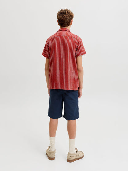 Dsiney Kidz - JACK & JONES JUNIOR Blue Cotton Jogger Shorts image 5