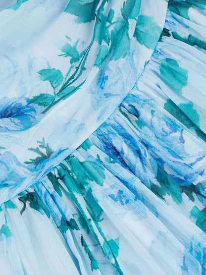 Monsoon Blue Texas One Shoulder Floral Prom Dress image 2