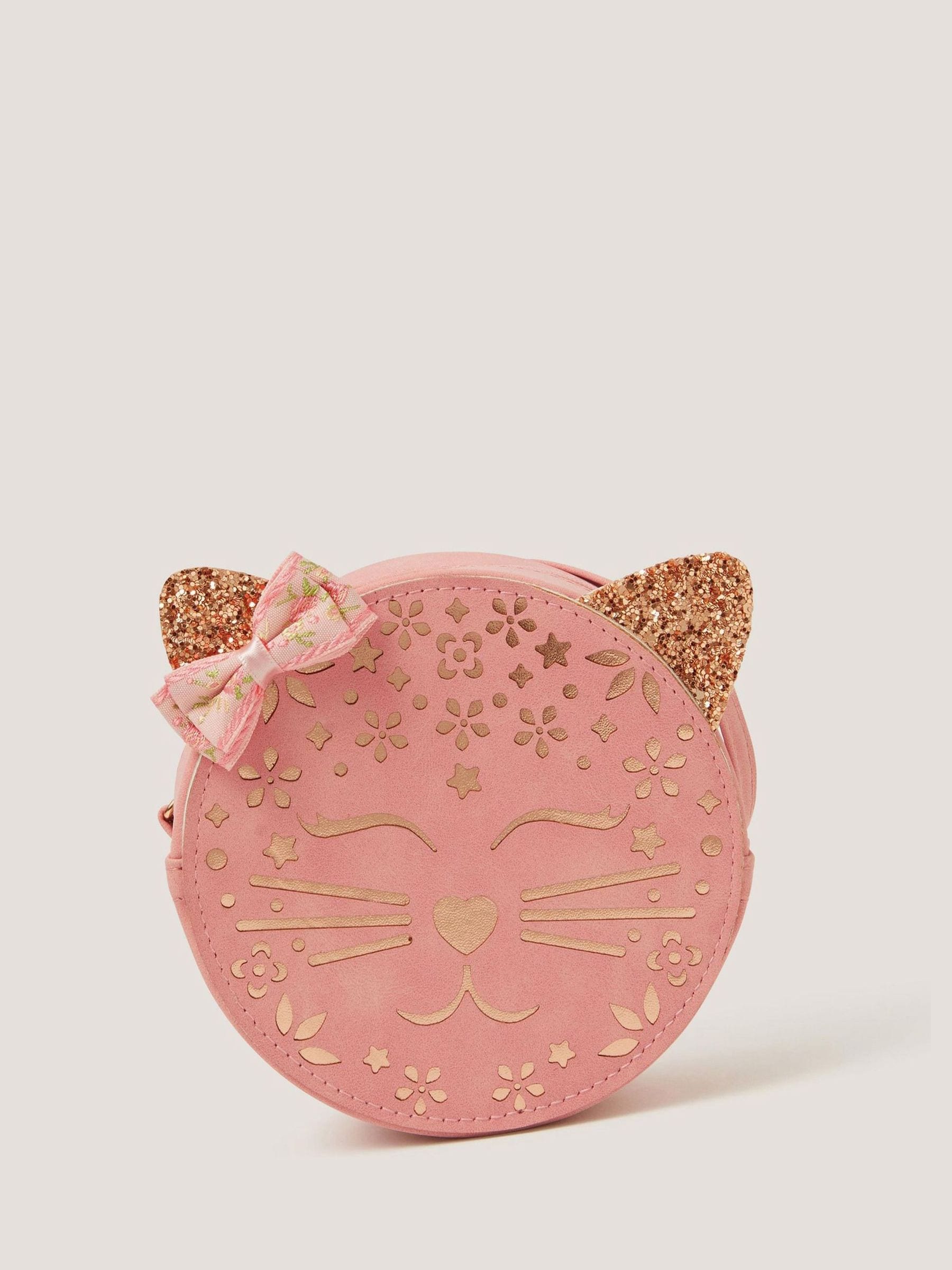 Monsoon Pink Round Cat Bag image 1