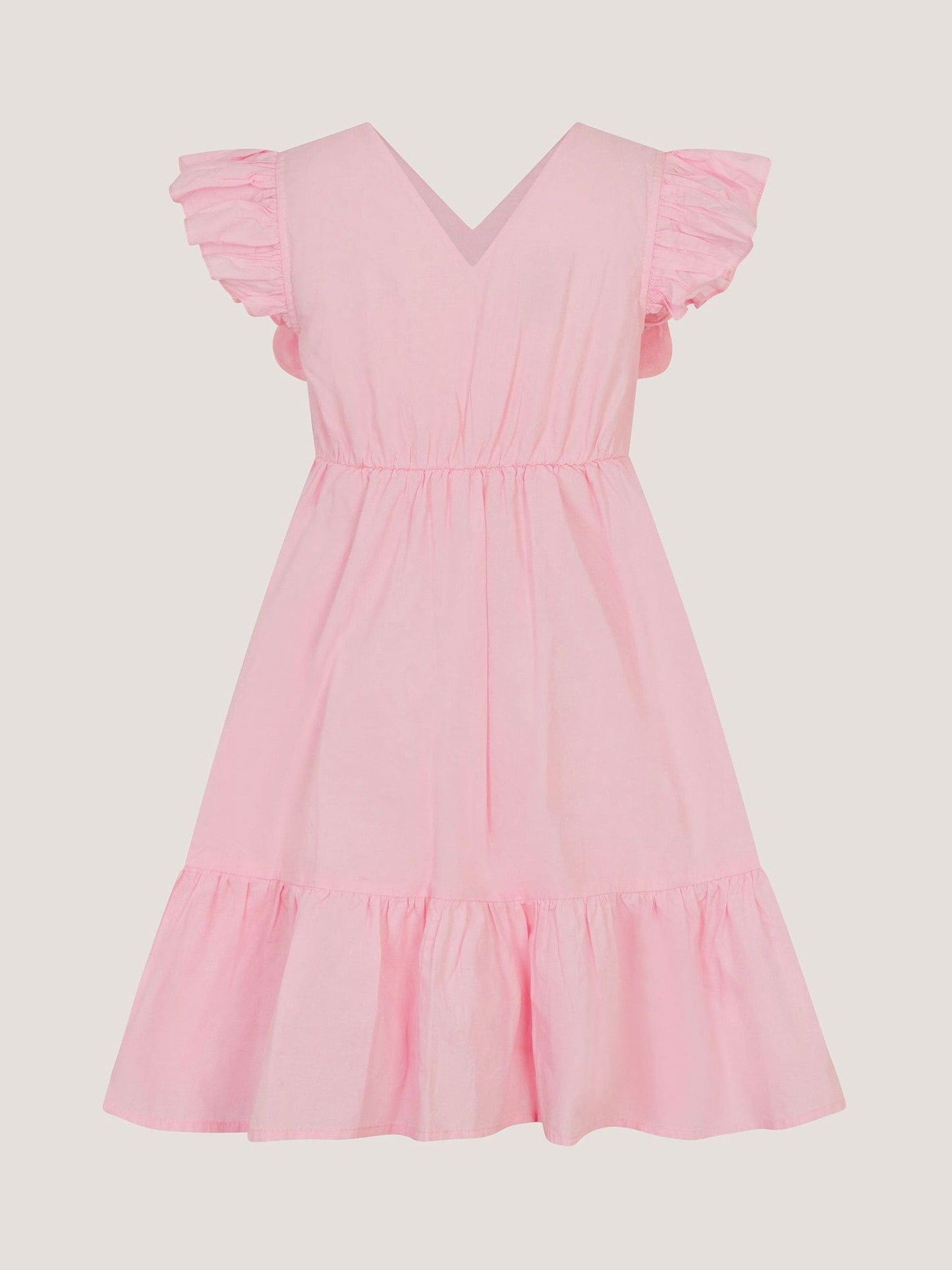 Monsoon Pink Embroidered Butterfly Bodice Dress image 3