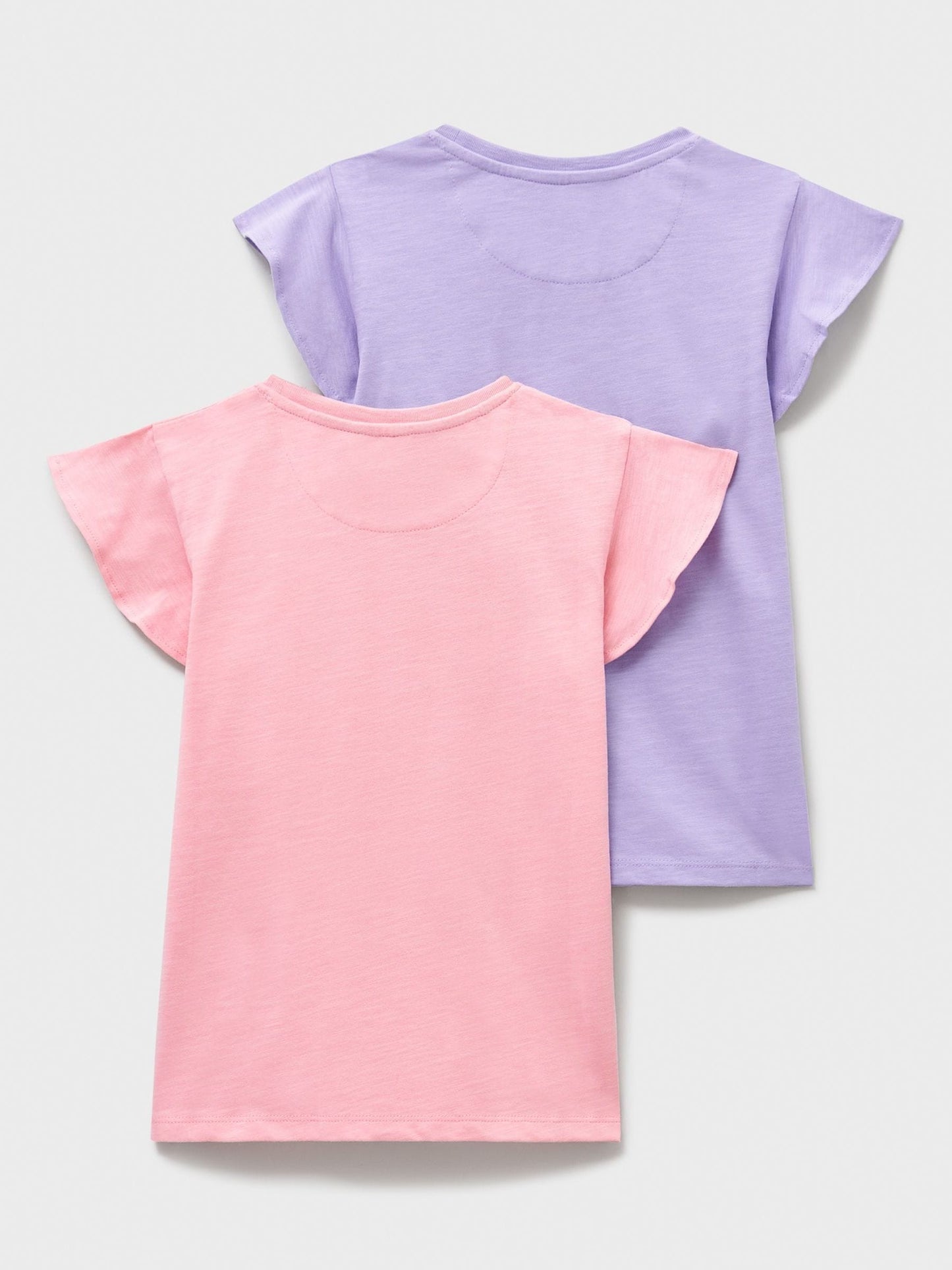 Dsiney Kidz - Crew Clothing Purple Ric Rac Stripe Pocket T-Shirts 2 Pack image 2