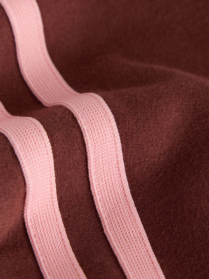 Dsiney Kidz - Chocolate Brown Side Stripe Wide Leg Trousers (3mths-7yrs) image 7