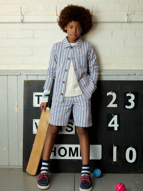 Boden Blue Smart Shorts image 1