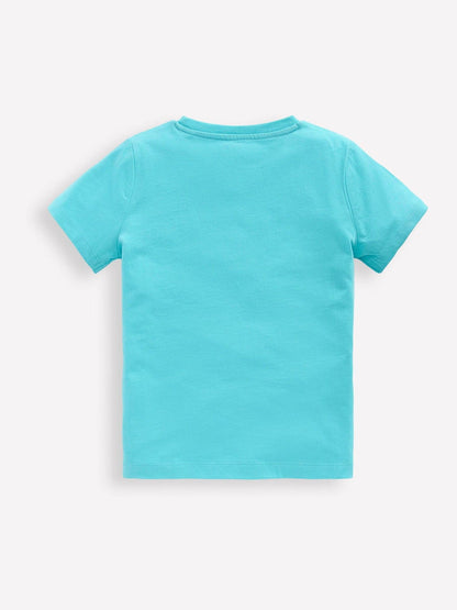 Boden Blue Superstitch T-Shirt image 2