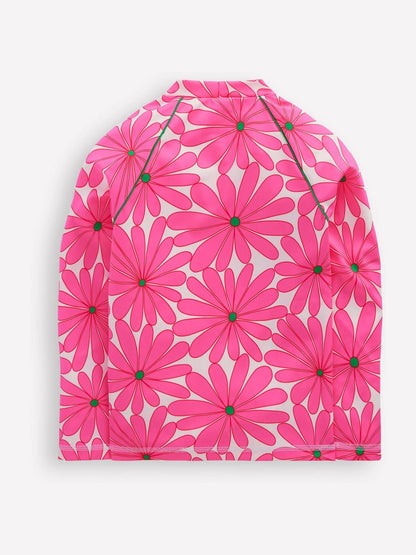 Boden Pink Sun Safe Patterned Rash Vest image 2