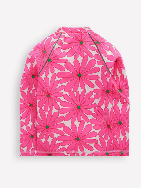 Boden Pink Sun Safe Patterned Rash Vest image 2