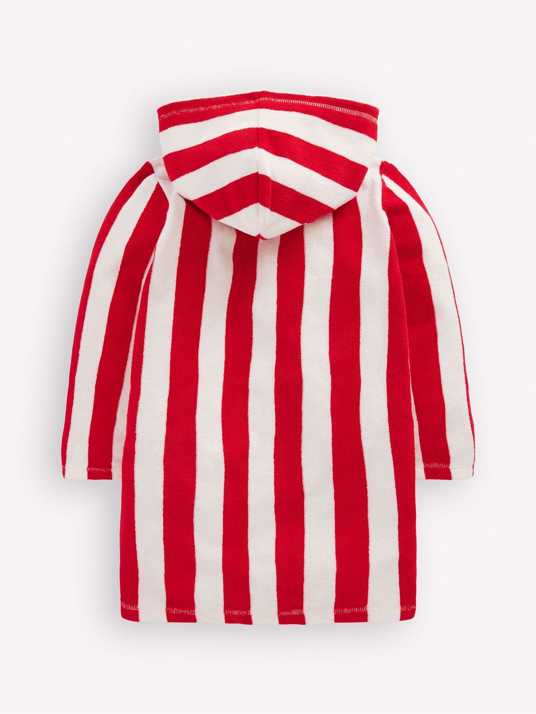 Boden Red Towelling Zip-up Throw-on Cover-Up image 2