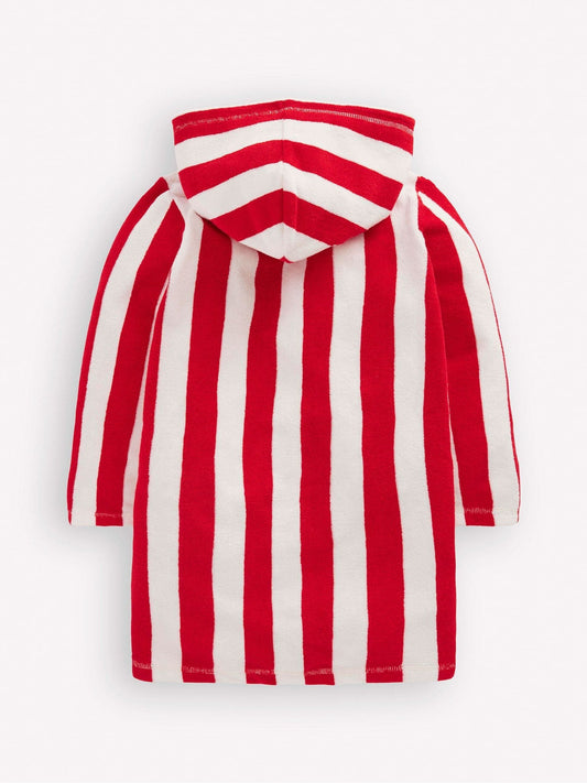 Boden Red Towelling Zip-up Throw-on Cover-Up image 2