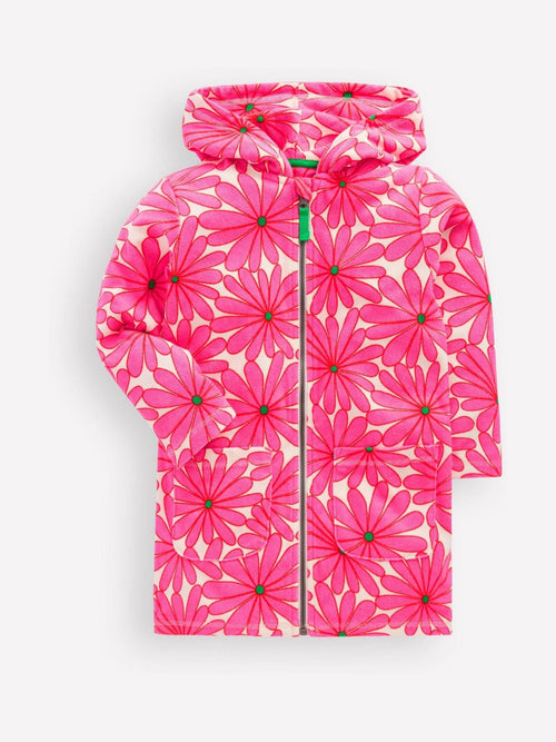 Boden Pink Romie Towelling Zip Throw-on image 1