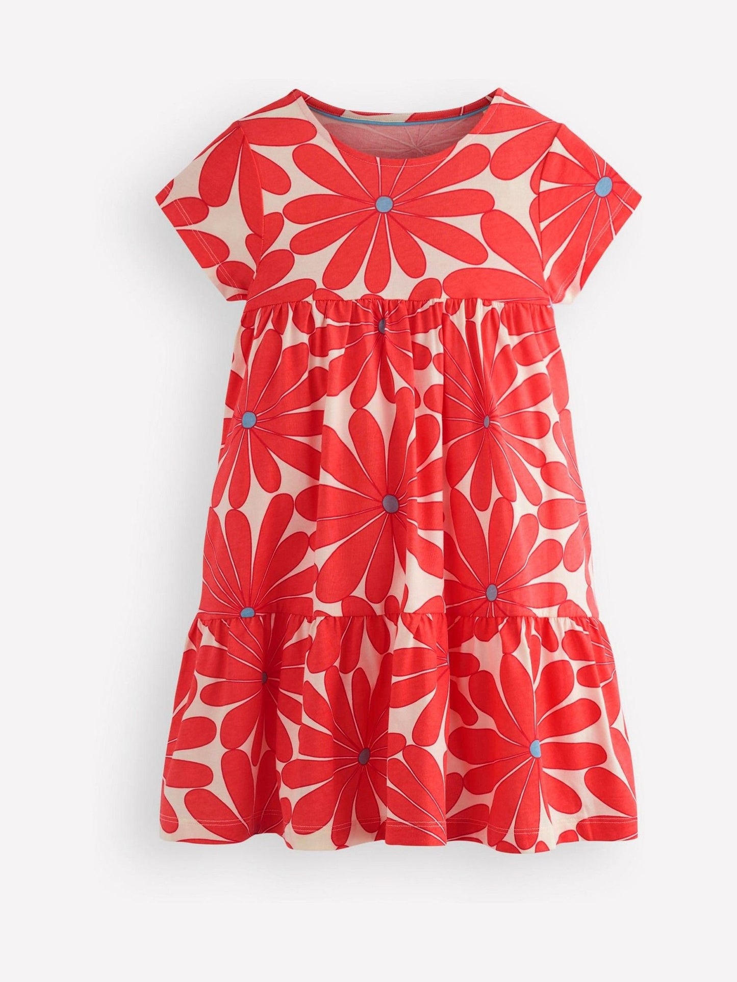 Boden Orange Ariel Twirly Jersey Dress image 2