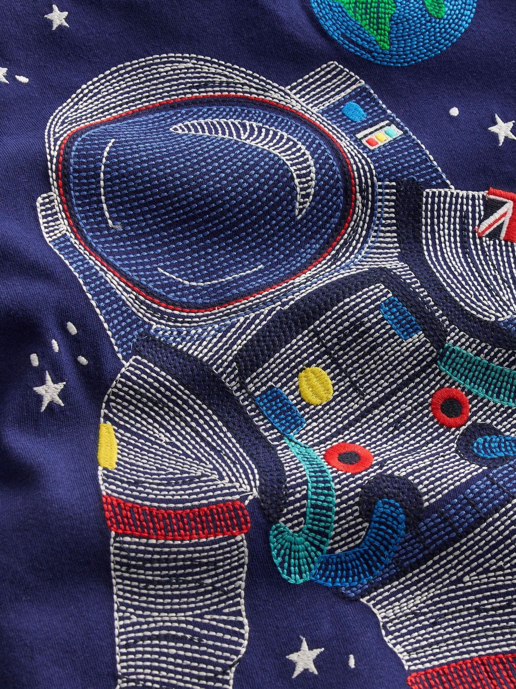 Boden Blue Glow Superstitch T-shirt image 3
