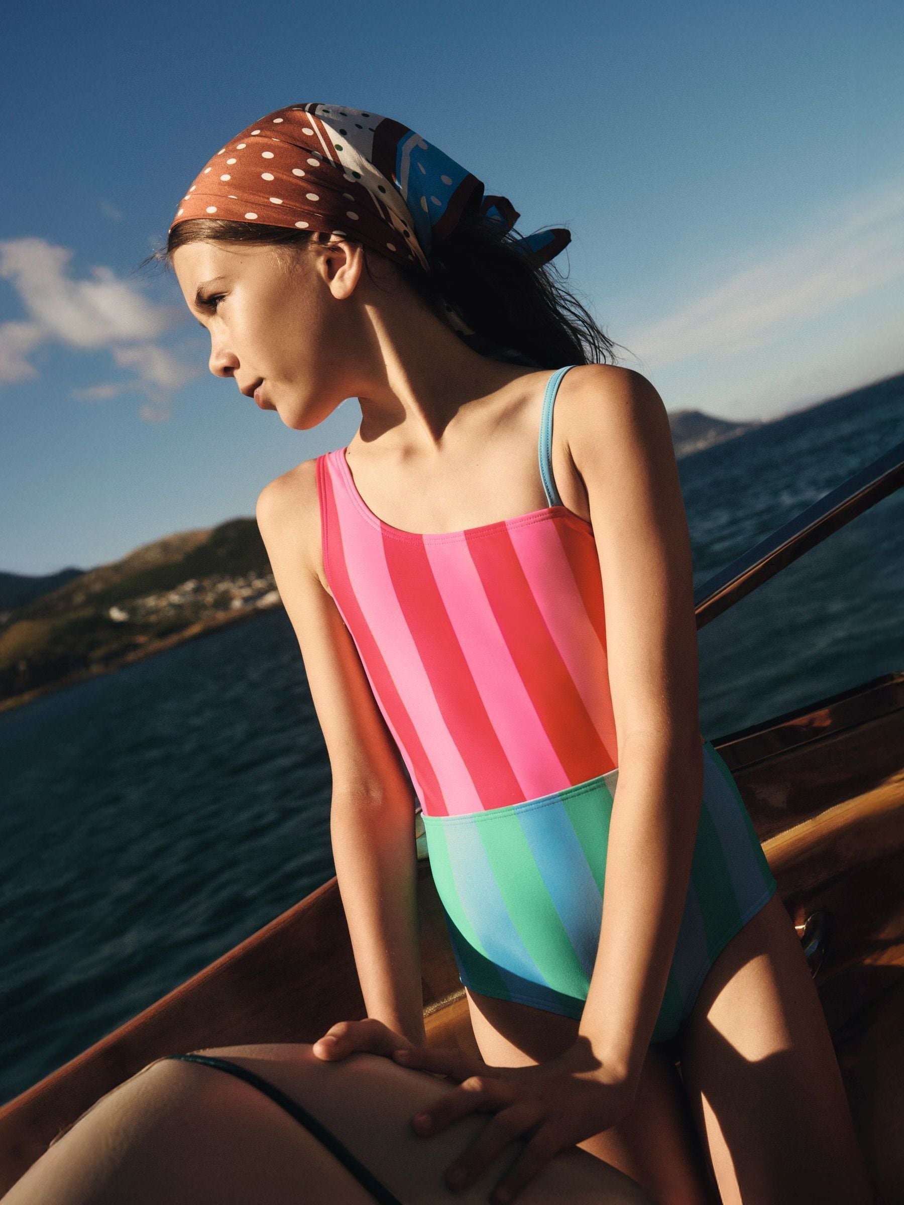 Boden Red Cut Out Swimsuit image 1