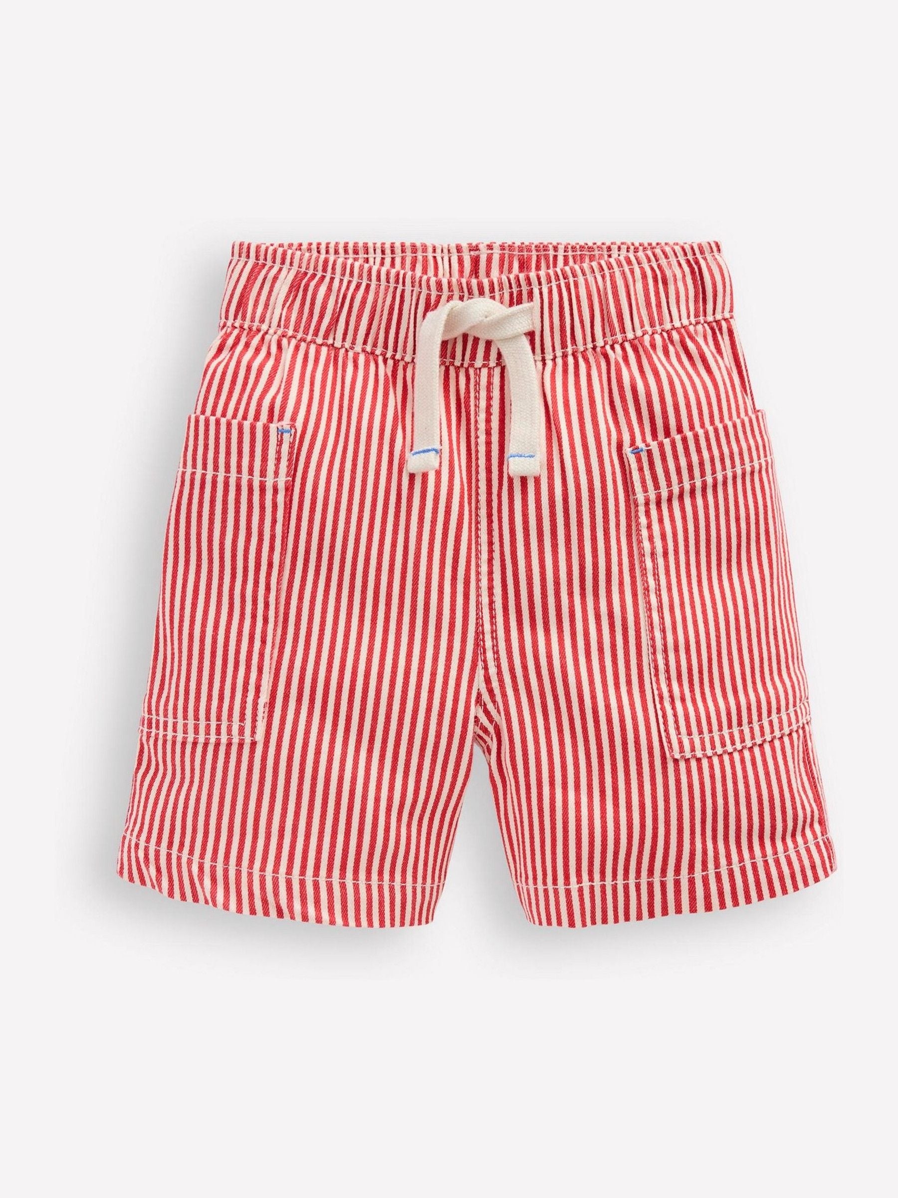 Dsiney Kidz - Boden Red Cotton Pocket Shorts image 1