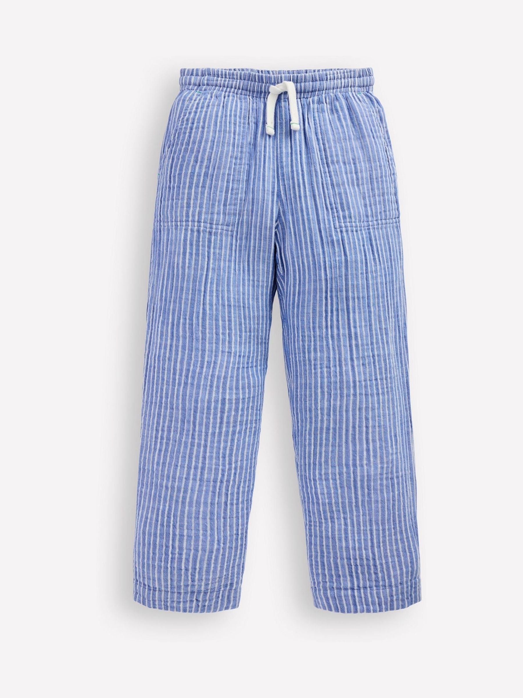 Boden Blue Double Cloth Summer Trousers image 2