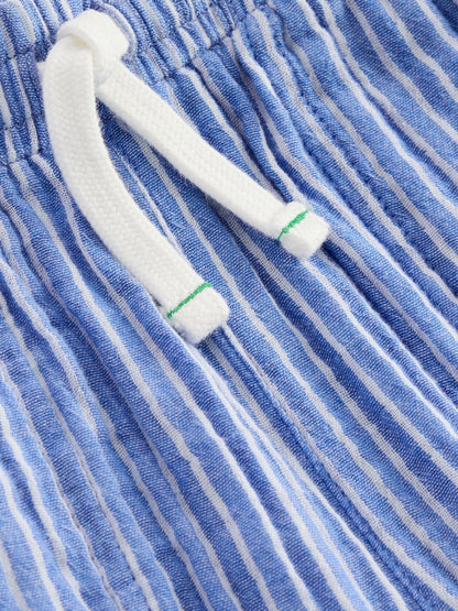 Boden Blue Double Cloth Summer Trousers image 4