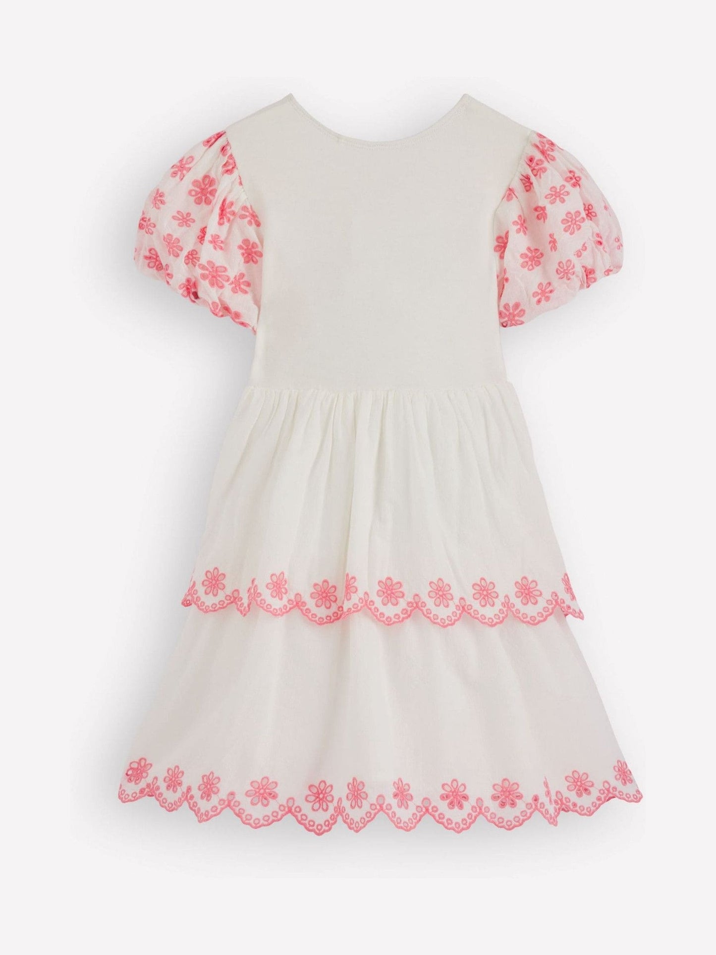 Boden Cream Broderie Rara Jersey Dress image 2